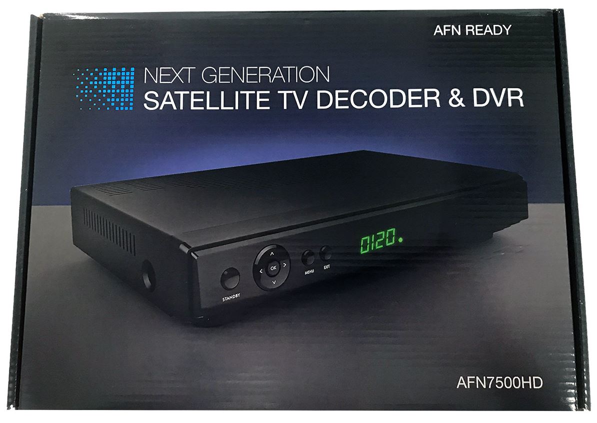 AFN7500HD - Set Top Box for State Department Personnel - Plus Shipping and Handling